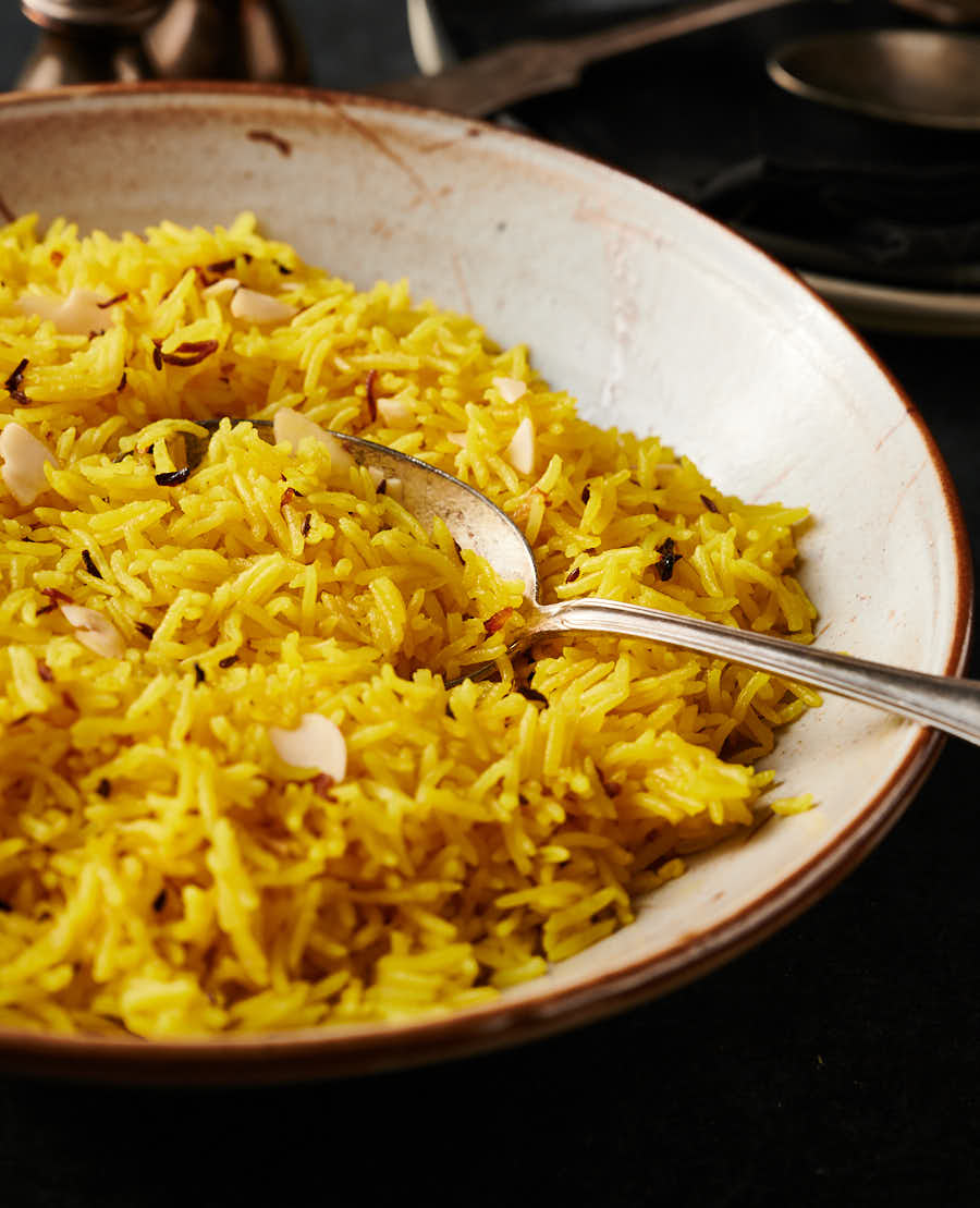 pilau rice - indian restaurant style - glebe kitchen