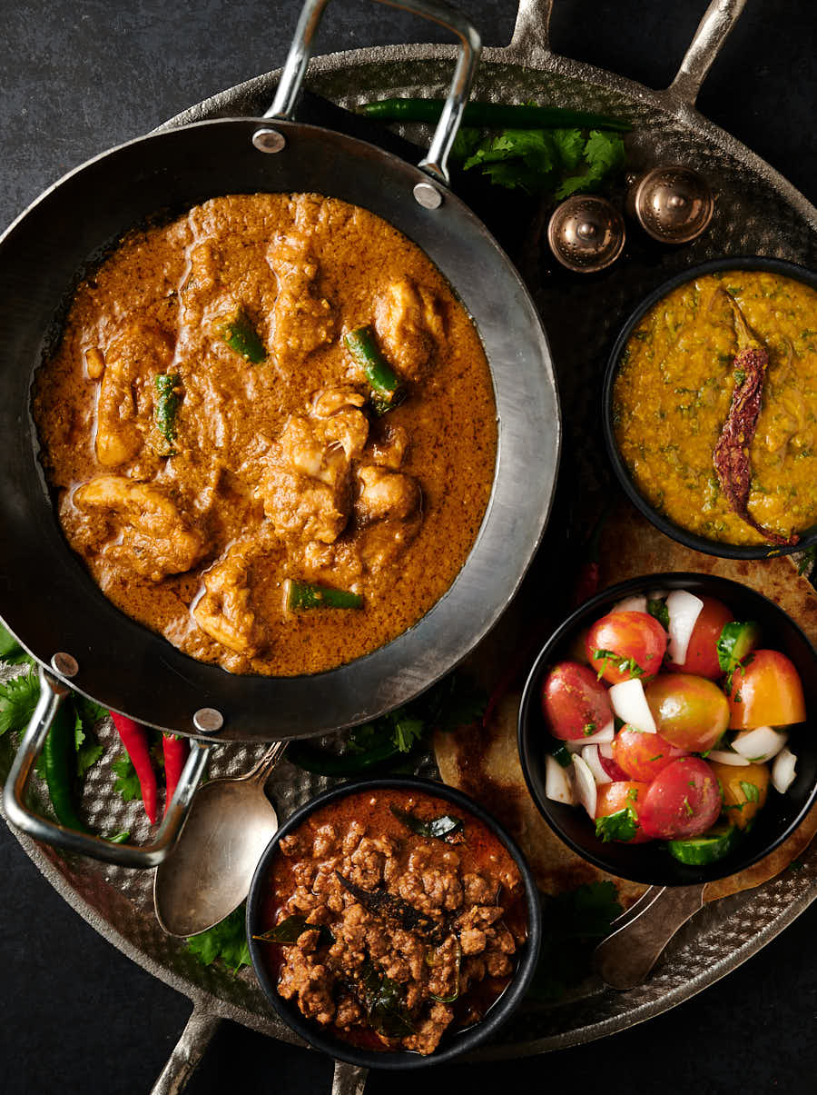 hariyali chicken curry - indian hotel style - glebe kitchen