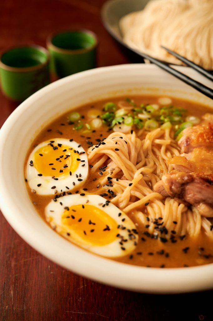 miso ramen with chashu pork - glebe kitchen