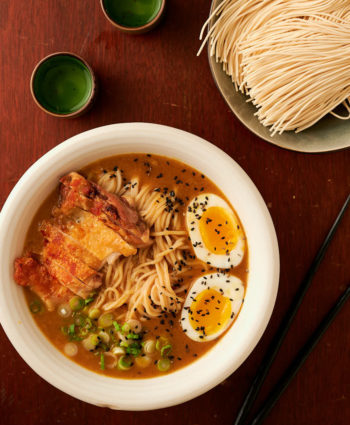 miso ramen with chashu pork - glebe kitchen