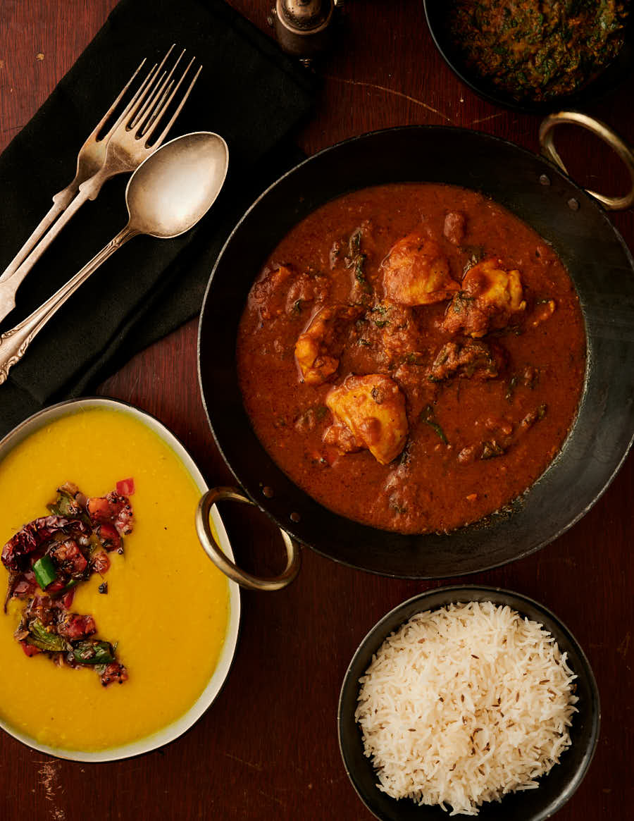 methi chicken curry - indian hotel style - glebe kitchen