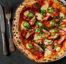 butter chicken pizza - indian pizza desi style - glebe kitchen